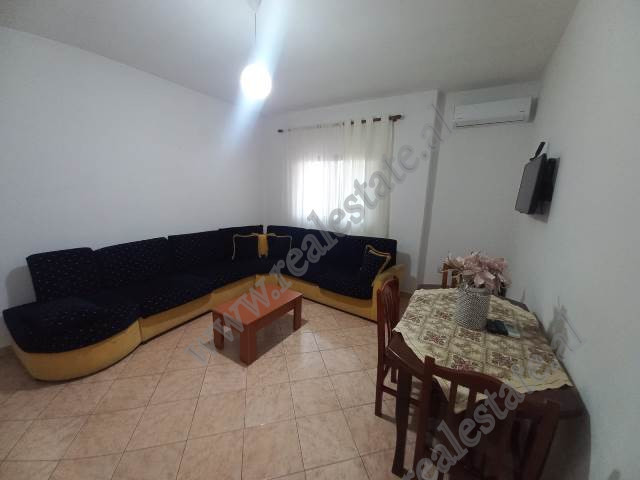 One-bedroom apartment for rent in Gjon Mili street in Tirana, Albania.
It is positioned on the thir